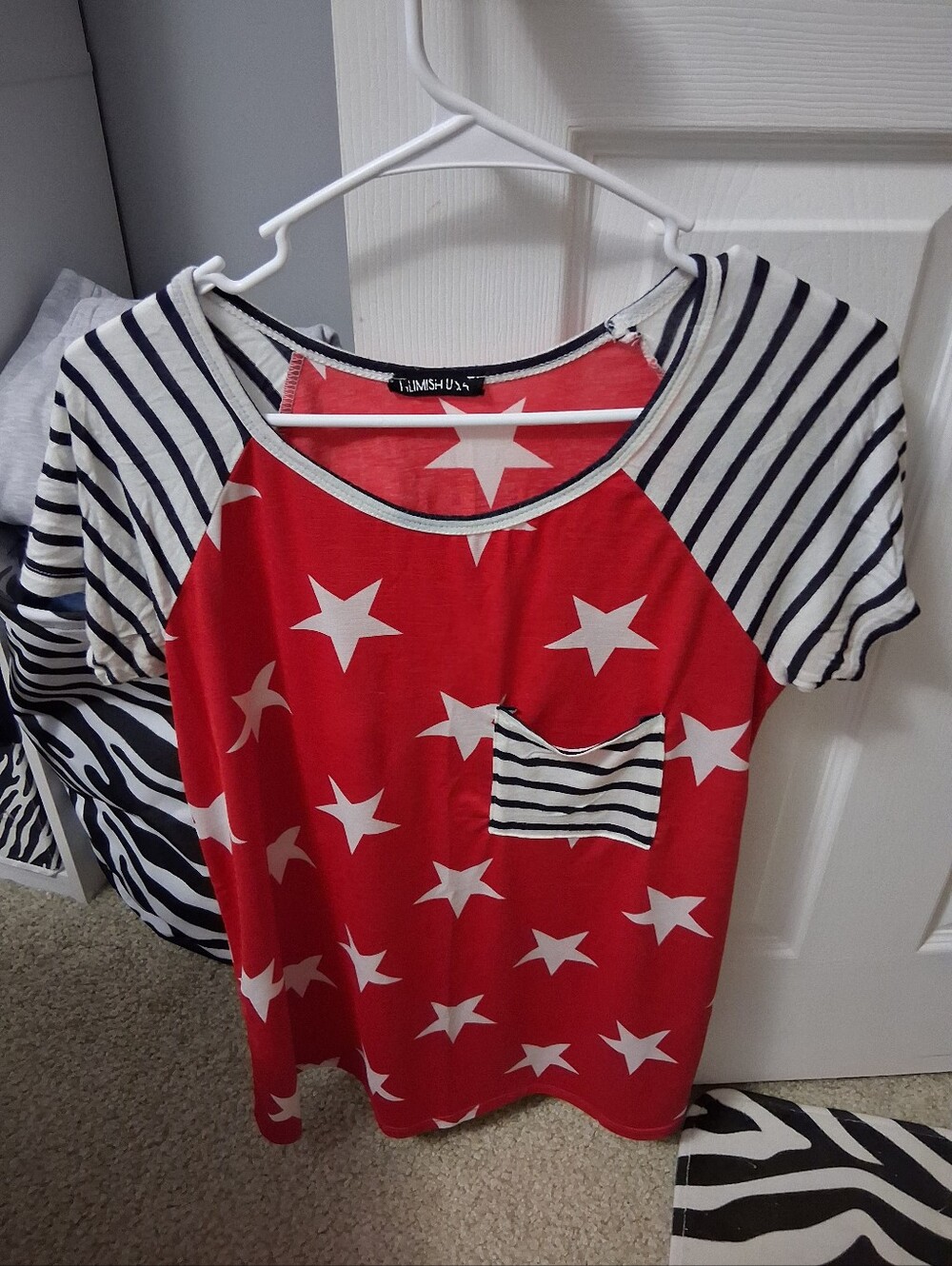 Women's Hemish USA top